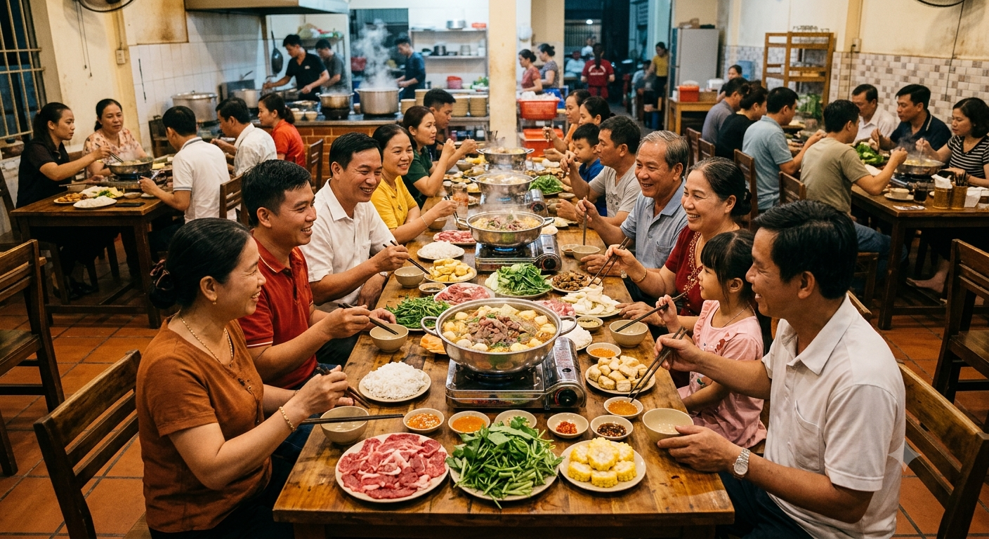 Hương vị đặc trưng và thực đơn phong phú tại Lẩu Bò Ông Đốc