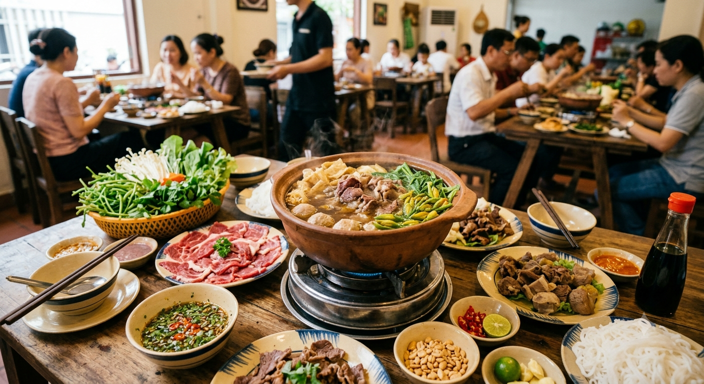 Thực đơn và các yếu tố tạo nên hương vị đặc trưng